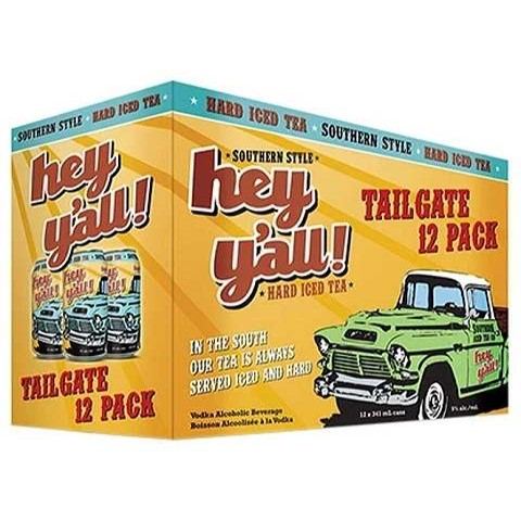 hey y'all tailgate hard ice tea 341 ml - 12 cansCochrane Liquor Delivery