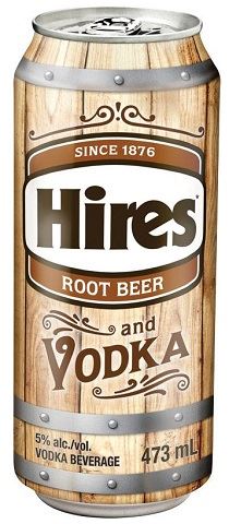 hires root beer & vodka 473 ml single canCochrane Liquor Delivery