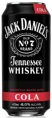 jack daniel's and cola 473 ml single canCochrane Liquor Delivery