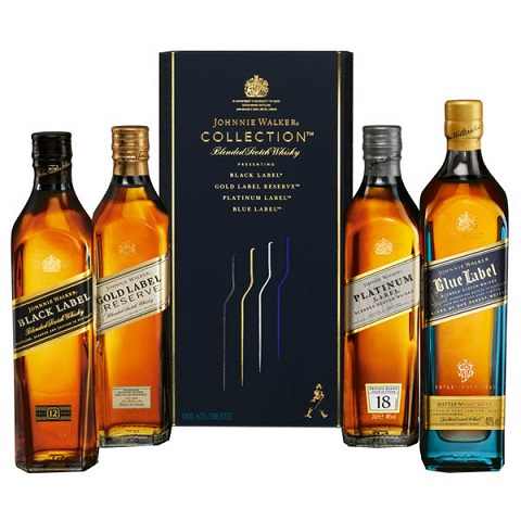 johnnie walker family collection pack 200 ml - 4 bottlesCochrane Liquor Delivery