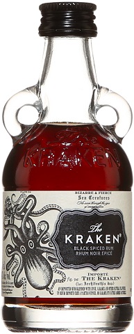 kraken black spiced 50 ml single bottleCochrane Liquor Delivery