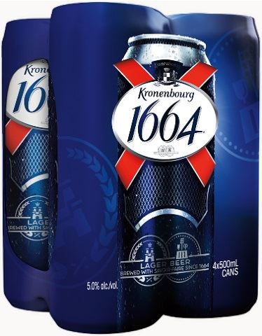 kronenbourg 1664 500 ml - 4 cansCochrane Liquor Delivery