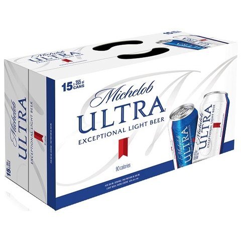 michelob ultra 355 ml - 15 cansCochrane Liquor Delivery