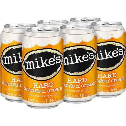 mike's hard orange and cream 355 ml - 6 cansCochrane Liquor Delivery