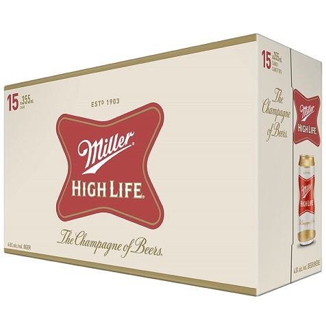 miller high life 355 ml - 15 cansCochrane Liquor Delivery