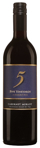 mission hill five vineyards cabernet merlot 750 ml single bottleCochrane Liquor Delivery