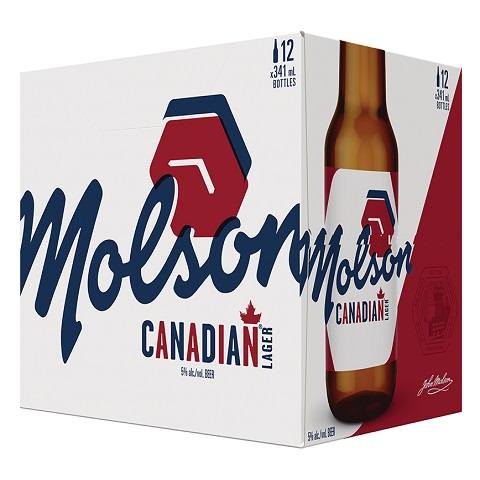 molson canadian 341 ml - 12 bottlesCochrane Liquor Delivery