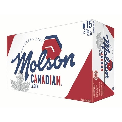 molson canadian 355 ml - 15 cansCochrane Liquor Delivery