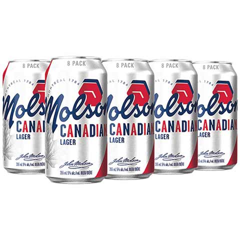 molson canadian 355 ml - 8 cansCochrane Liquor Delivery