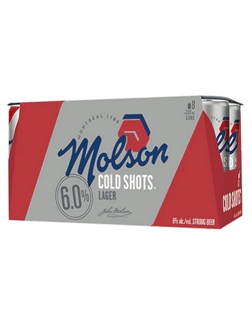 molson canadian cold shots 222 ml - 8 cansCochrane Liquor Delivery