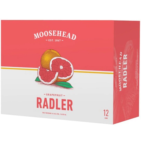 moosehead grapefruit radler 355 ml - 12 cansCochrane Liquor Delivery