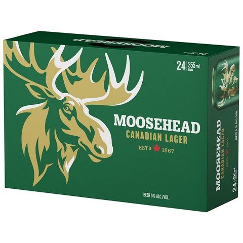 moosehead lager 355 ml - 24 cansCochrane Liquor Delivery