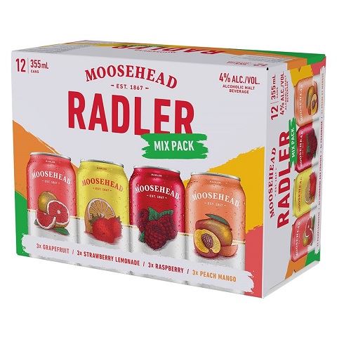 moosehead radler mix 355 ml - 12 cansCochrane Liquor Delivery