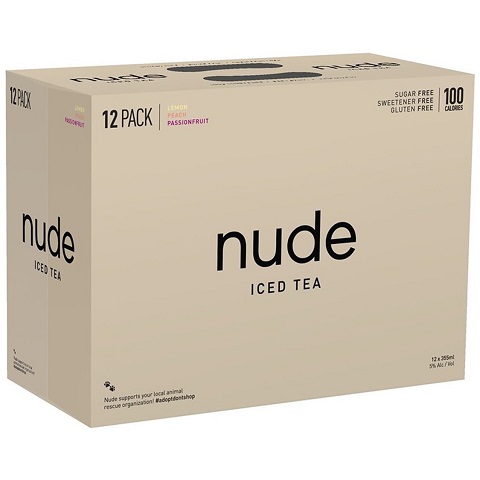 nude iced tea mixer 355 ml - 12 cansCochrane Liquor Delivery