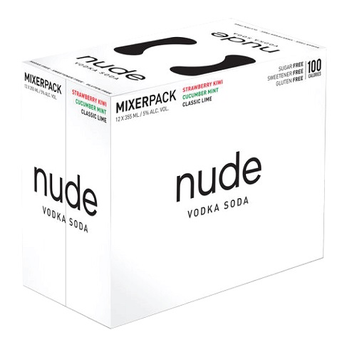 nude vodka soda mixer 355 ml - 12 cansCochrane Liquor Delivery