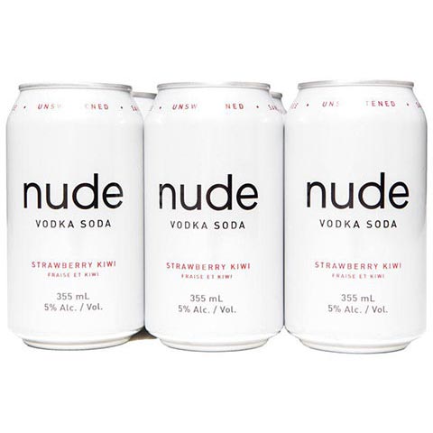 nude vodka soda strawberry kiwi 355 ml - 6 cansCochrane Liquor Delivery