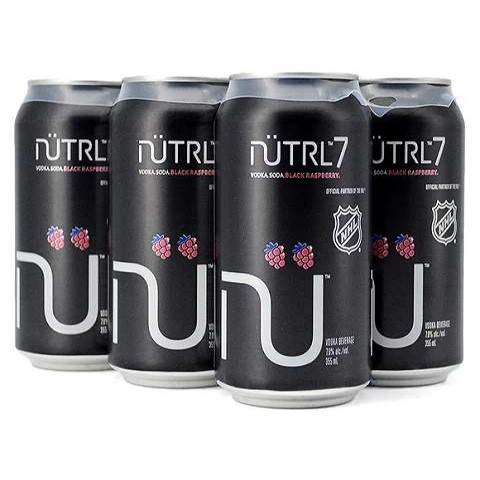 nütrl 7 vodka soda black raspberry 355 ml - 6 cansCochrane Liquor Delivery