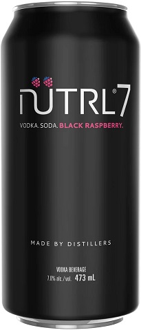 nütrl 7 vodka soda black raspberry 473 ml single canCochrane Liquor Delivery