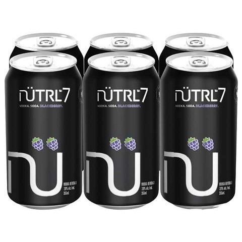 nütrl 7 vodka soda blackberry 355 ml - 6 cansCochrane Liquor Delivery