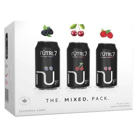 nütrl 7 vodka soda mix pack 355 ml - 12 cansCochrane Liquor Delivery