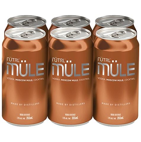 nütrl moscow mule 355 ml - 6 cansCochrane Liquor Delivery