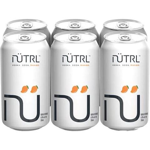 nütrl vodka soda mango 355 ml - 6 cansCochrane Liquor Delivery