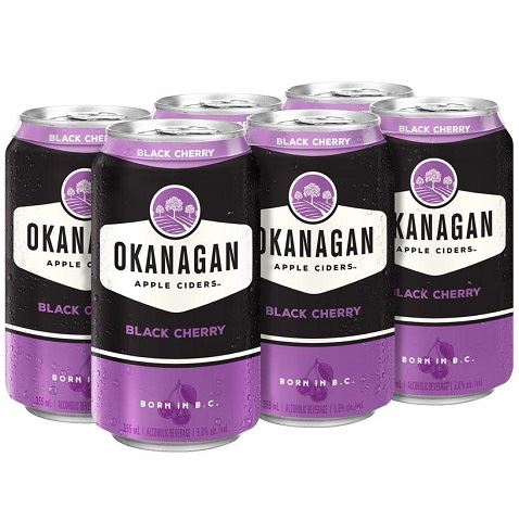 okanagan black cherry 355 ml - 6 cansCochrane Liquor Delivery