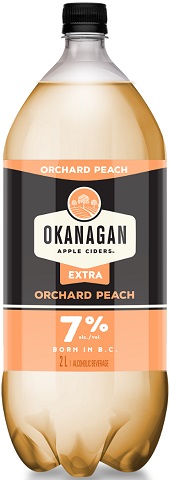okanagan cider extra orchard peach 2 l single bottleCochrane Liquor Delivery