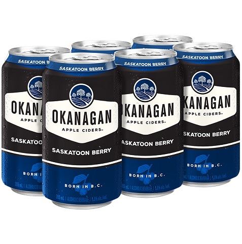 okanagan saskatoon berry 355 ml - 6 cansCochrane Liquor Delivery