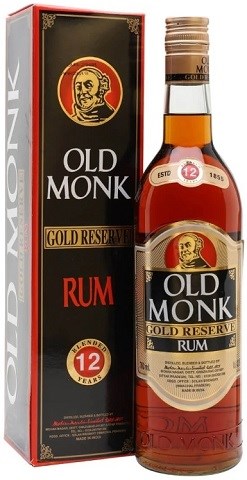 old monk gold reserve 12 year old rum 750 ml single bottleCochrane Liquor Delivery