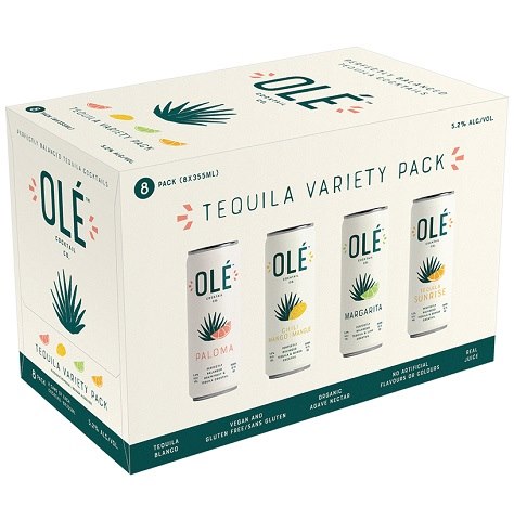 ole tequila variety pack 355 ml - 8 cansCochrane Liquor Delivery