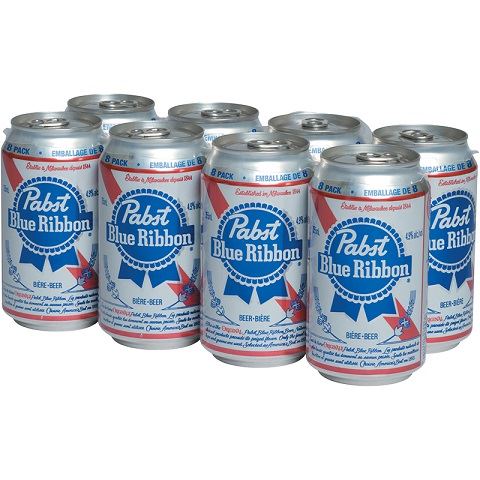 pabst blue ribbon 355 ml - 8 cansCochrane Liquor Delivery