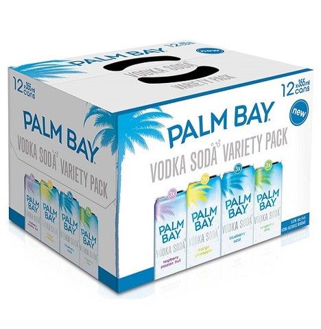 palm bay vodka soda variety pack 355 ml - 12 cansCochrane Liquor Delivery