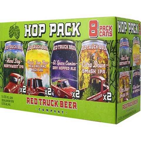 red truck hop pack mixer 355 ml - 8 cansCochrane Liquor Delivery