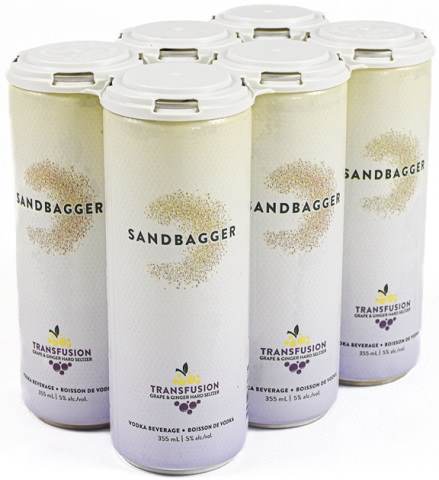sandbagger hard lemon seltzer 355 ml - 6 cansCochrane Liquor Delivery