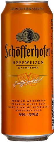 schofferhofer hefeweizen 500 ml single canCochrane Liquor Delivery