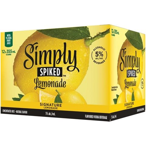 simply spiked lemonade 355 ml - 12 cansCochrane Liquor Delivery