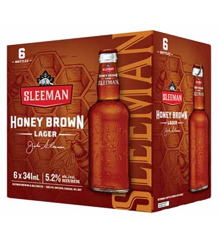 sleeman honey brown 341 ml - 6 bottlesCochrane Liquor Delivery