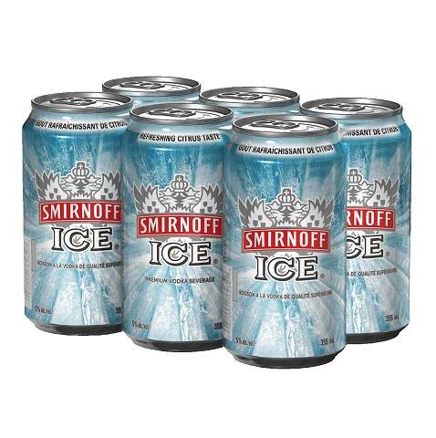smirnoff ice 355 ml - 6 cansCochrane Liquor Delivery