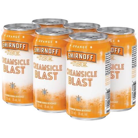 smirnoff ice creamsicle blast 355 ml - 6 cansCochrane Liquor Delivery