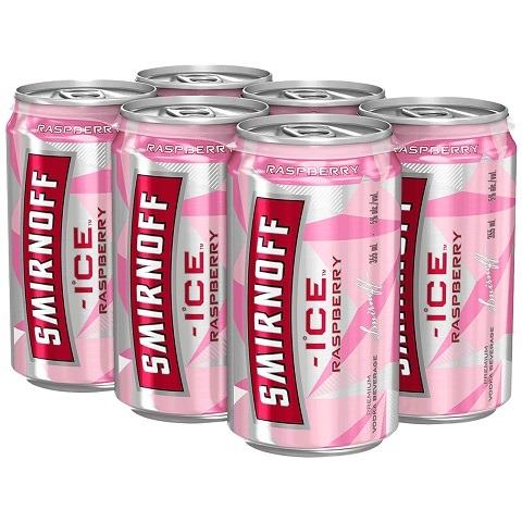 smirnoff ice raspberry 355 ml - 6 cansCochrane Liquor Delivery