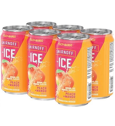 smirnoff ice smash peach & mango 355 ml - 6 cansCochrane Liquor Delivery