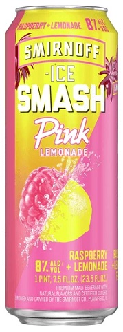 smirnoff ice smash pink lemonade 473 ml single canCochrane Liquor Delivery