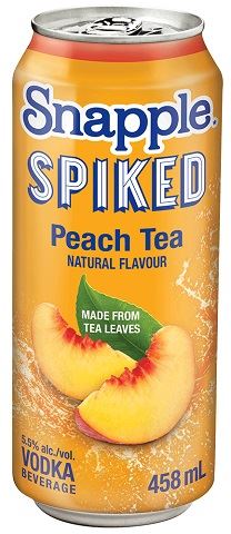 snapple spiked peach tea 458 ml single canCochrane Liquor Delivery
