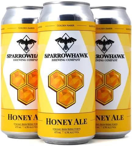 sparrowhawk honey ale 473 ml - 4 cansCochrane Liquor Delivery