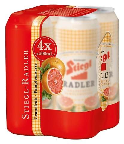 stiegl grapefruit radler 500 ml - 4 cansCochrane Liquor Delivery
