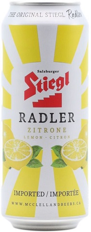 stiegl zitrone lemon radler 500 ml single canCochrane Liquor Delivery