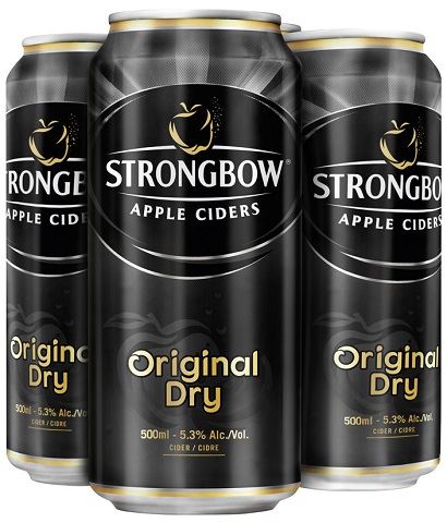 strongbow apple cider 500 ml - 4 cansCochrane Liquor Delivery