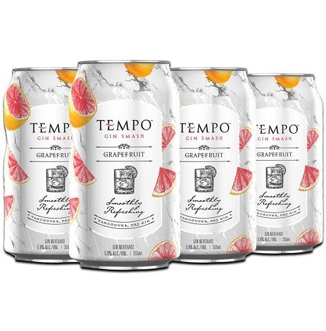 tempo gin smash grapefruit 355 ml - 6 cansCochrane Liquor Delivery