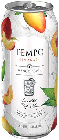 tempo gin smash mango peach 473 ml single canCochrane Liquor Delivery